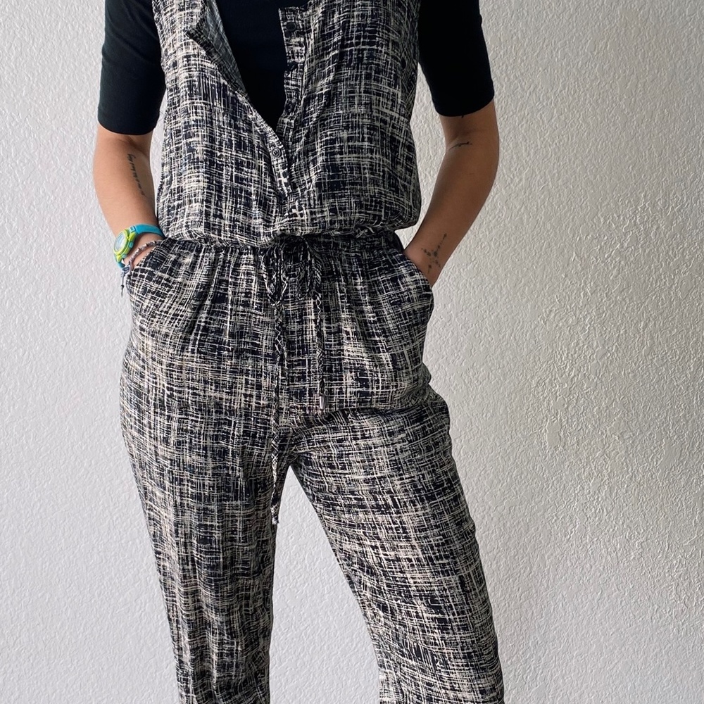 French Laundry black & beige Jumpsuit